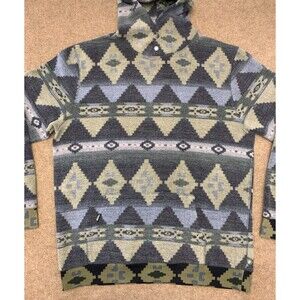Howler Brothers Hoodie Mens XL Tajima Southwestern Aztec Relaxed Fleece Pullover